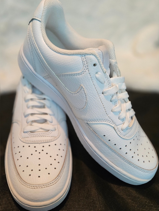 Nike Other - Nike Court Vision Low Triple White Men's 8.5 VERIFIED AUTHENTIC NWOB